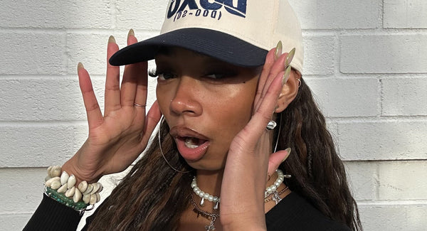 DUXO Trucker Hat Cream + Navy Volume One